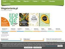 Tablet Screenshot of kqchnia.wegetarianie.pl